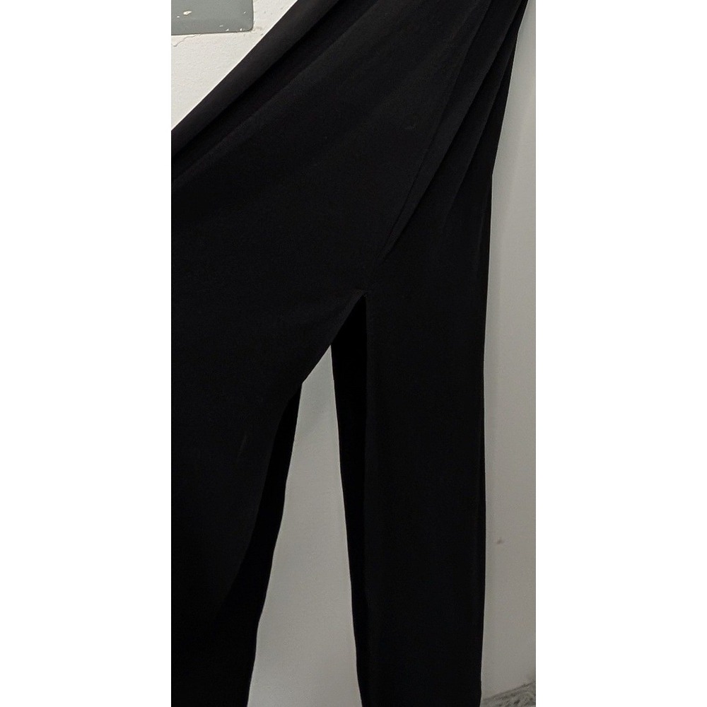 MICHAEL KORS Black T Shirt Maxi Dress Side Slits Casual Comfort Size‎ XL - Picture 3 of 6